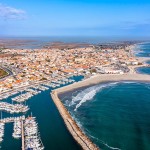 Aerial,View,Of,The,Town,Of,Saintes,Maries,De,La
