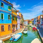 Colorful,Houses,Of,Burano,Island.,Multicolored,Buildings,On,Fondamenta,Embankment Colorful,Houses,Of,Burano,Island.,Multicolored,Buildings,On,Fondamenta,Embankment