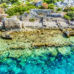 The,Ancient,Lycian,Sunken,City,Of,Simena,Is,Often,Referred The,Ancient,Lycian,Sunken,City,Of,Simena,Is,Often,Referred