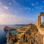 Ruins,Of,Acropolis,Of,Lindos,View,,Rhodes,,Dodecanese,Islands,,Greek Ruins,Of,Acropolis,Of,Lindos,View,,Rhodes,,Dodecanese,Islands,,Greek